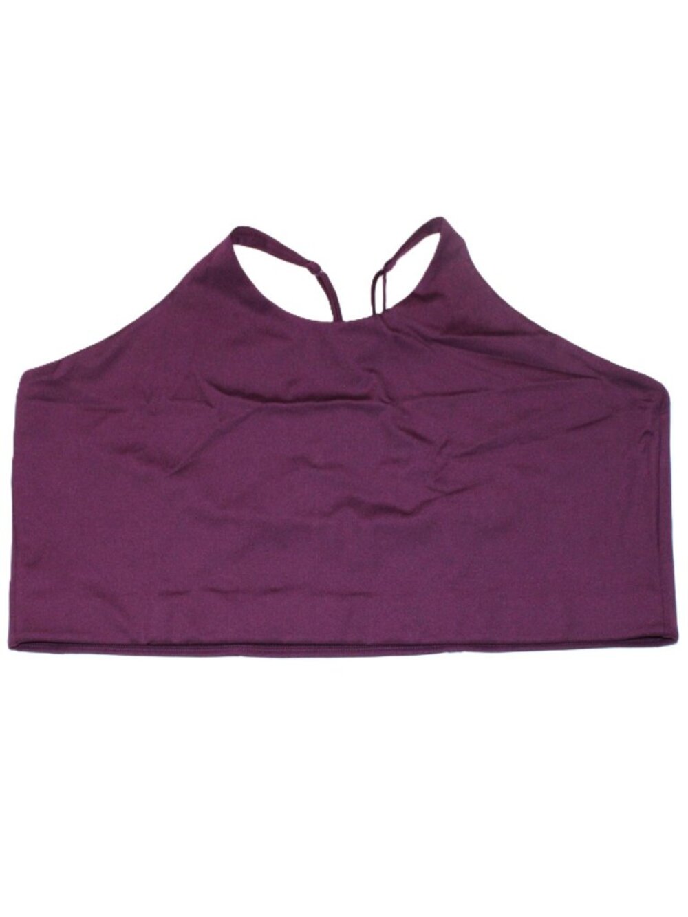 Girlfriend Collective Topanga Halter Sports Bra Purple Size 5XL #1001